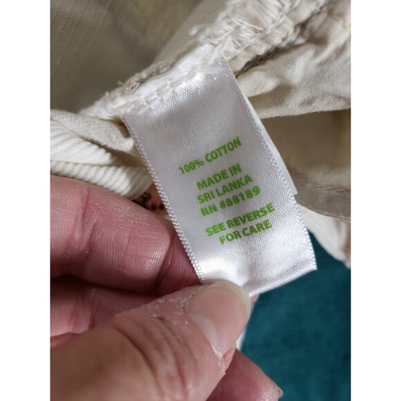 Lilly Pulitzer Jeans Size 8 Womens White Corduroy Pants Ladies Main Line Bootcut - Picture 4 of 14